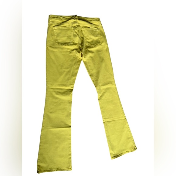 GAP Women's Yellow Jeans Size 28/6 - Picture 6 of 8